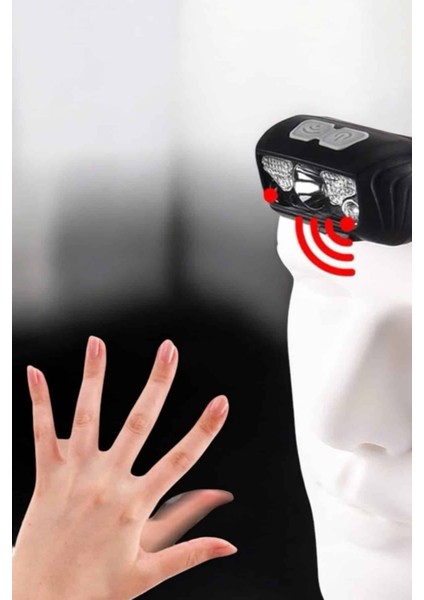 Depomix Kafa Lambası Kamp Lambası Sensörlü Şarjlı Ayarlanabilir modelleri