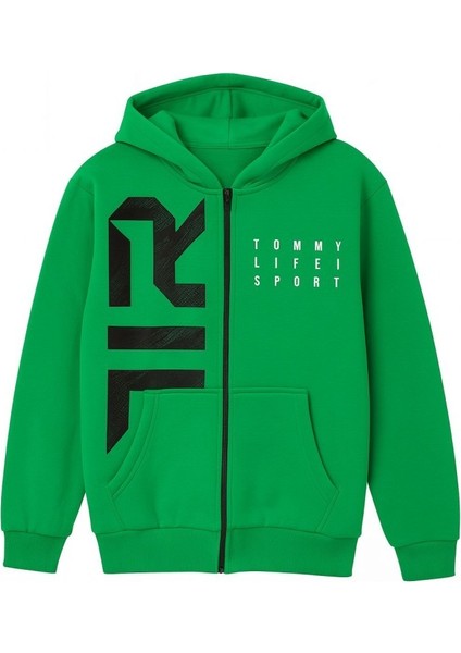 Erkek Çocuk Fermuarlı Sweatshirt Erkek Çocuk Sweatshirt Fermuarlı Yeşil fiyatları