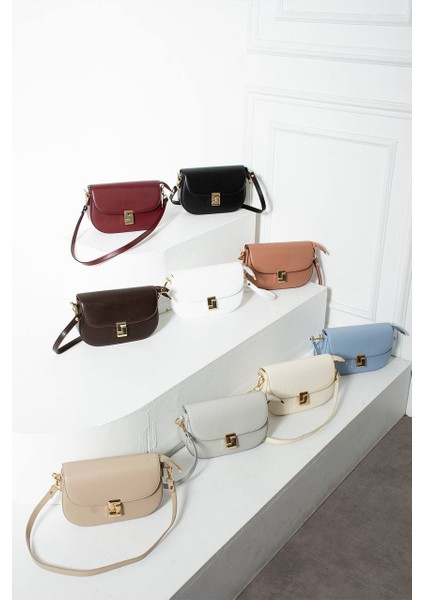 ,kilit Detaylı ,uzun ve Kısa Deri Kayışlı ,kahve Günlük Tek Gözlü Çanta fiyatları