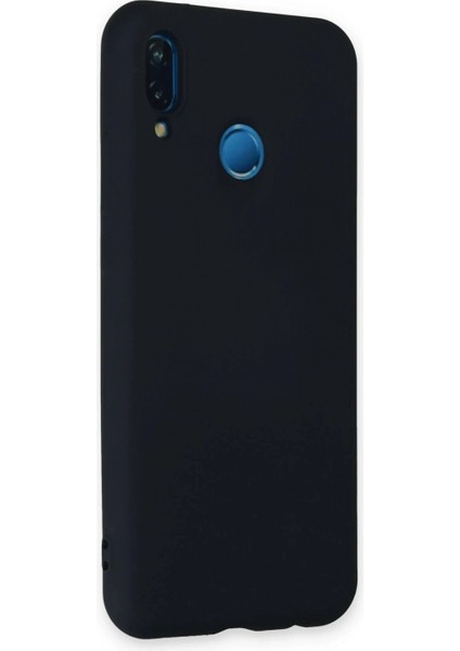 Huawei P20 Lite Kılıf Nano Içi Kadife Silikon - Lacivert fiyatları