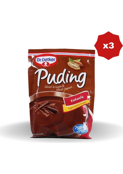 Kakaolu Puding 147GR - (3 Adet)