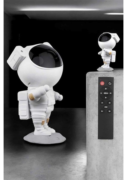 Msa-Shop Çocuklara Özel Projeksiyon Astronot Lamba Speaker Sevimli modelleri