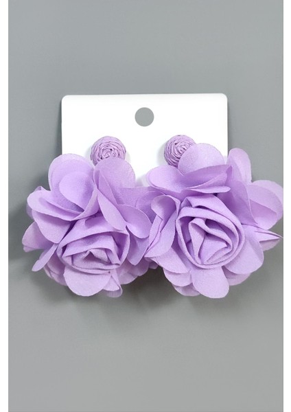 Msa-Shop Gül Zr Model Küpe-Mor fiyatları