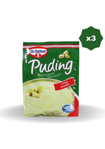 Antep Fıstıklı Puding 91GR - (3 Adet)
