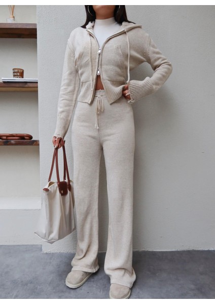 Çift Fermuarlı Triko Takım modelleri