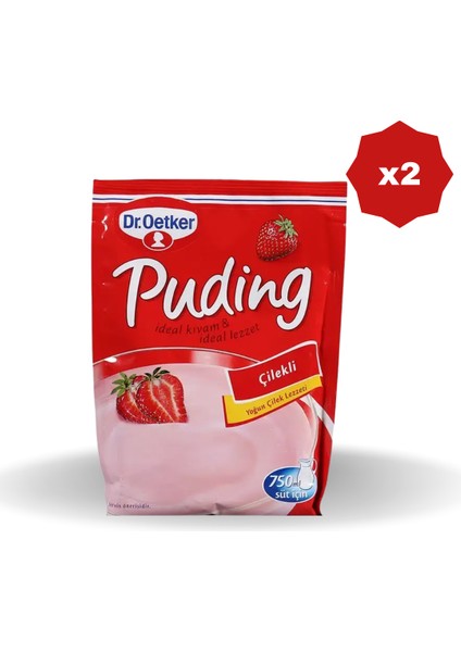 Çilekli Puding 120GR - (2 Adet)