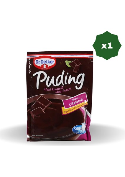 Bitter Çikolatalı Puding 111GR - (1 Adet)
