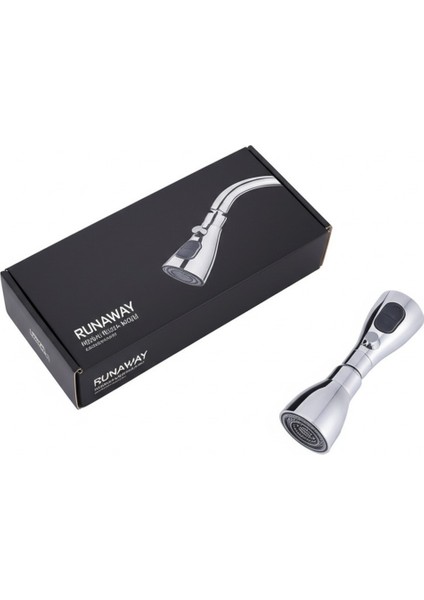 Metalik Musluk Başlığı 3 Fonksiyonlu Su Tasarruflu Yüksek Basınçlı