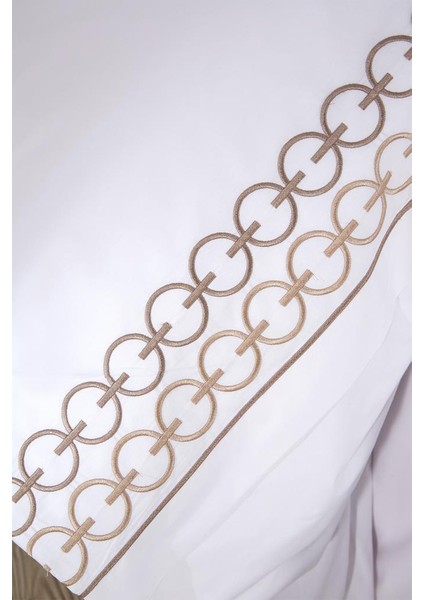 Vinda Nakışlı 6 Parça Nevresim Takımı Krem fiyatları