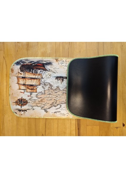70X30 cm Fosforlu Dikişli Nostaljik Macera Haritası Kaydırmaz Taban Speed Yüzey Oyuncu Mouse Pad Gaming modelleri