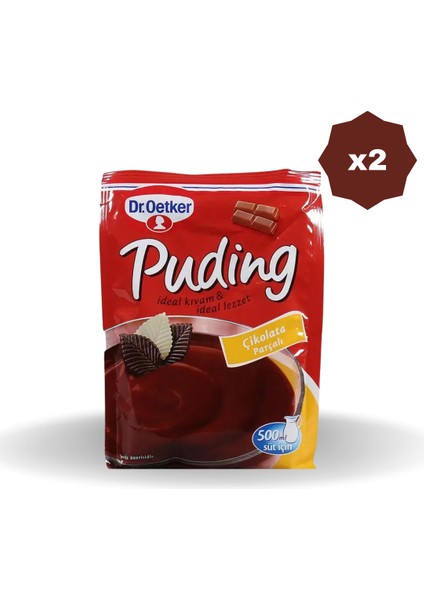 Çikolata Parçalı Puding 115GR - (2 Adet)