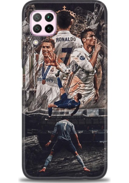 Huawei P40 Lite Kılıf Hd Baskılı Kılıf + Nano Tam Kaplayan Ekran Koruyucu 10