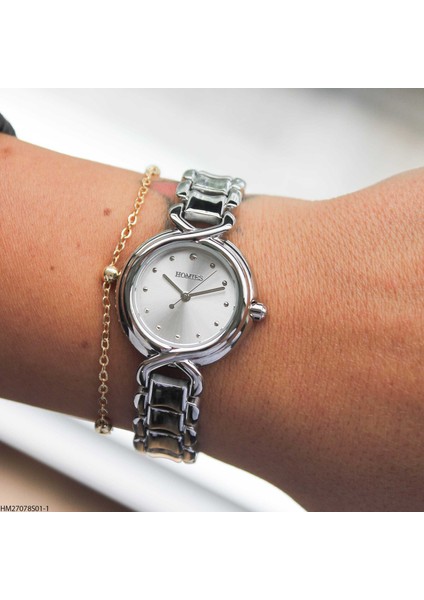 HM27078S01-1 Çelik Kordonlu Kadın Kol Saati fırsatları