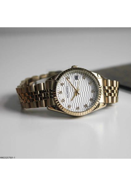 HM23257S01-1 Çelik Kordonlu Kadın Kol Saati