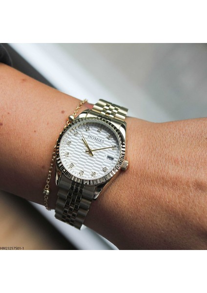 HM23257S01-1 Çelik Kordonlu Kadın Kol Saati modelleri