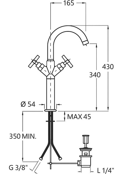 Kale Spring Yüksek Lavabo Bataryası fiyatları