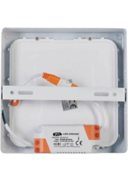 Ekim Aydınlatma Asm 2024 24W Sıva Üstü Kare LED Panel – 6500K Beyaz Işık modelleri