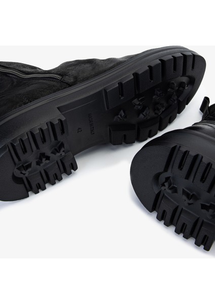 Erkek Hakiki Deri Siyah Casual Bot 1158 3741 Erk Bot SK25-26 Nero indirimleri