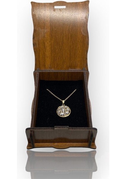 Çiçekli Altın Kolye modelleri