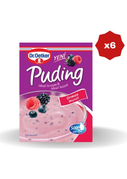 Orman Meyveli Puding 81GR - (6 Adet)