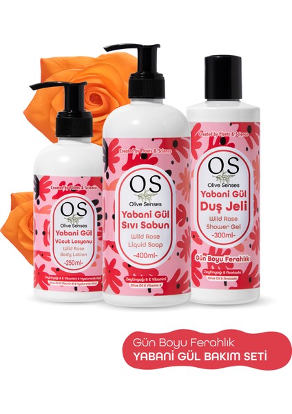 Yabani Gül Vücut Bakım Seti