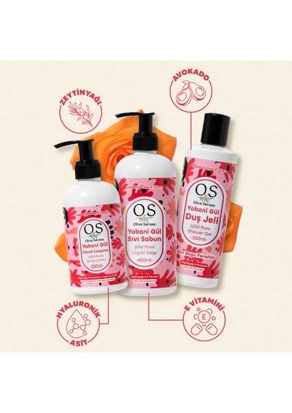Yabani Gül Vücut Bakım Seti fiyatları