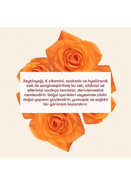 Yabani Gül Vücut Bakım Seti modelleri