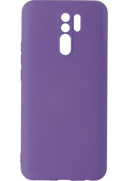 Xiaomi Redmi 9 Kılıf Nano Içi Kadife Silikon - Mor