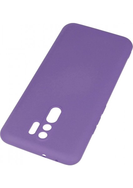 Xiaomi Redmi 9 Kılıf Nano Içi Kadife Silikon - Mor modelleri