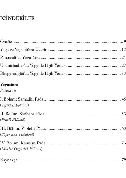 Yogasūtra modelleri