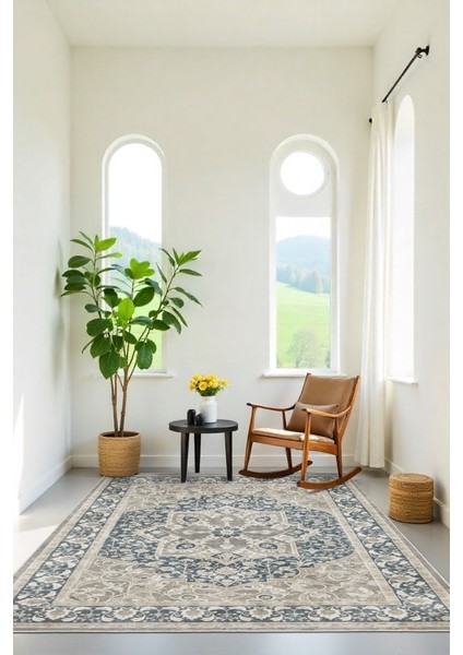 Dekoratif Klasik Özel Tasarımlı Doğal Işığın Kucakladığı Halı - Kaymaz Taban modelleri