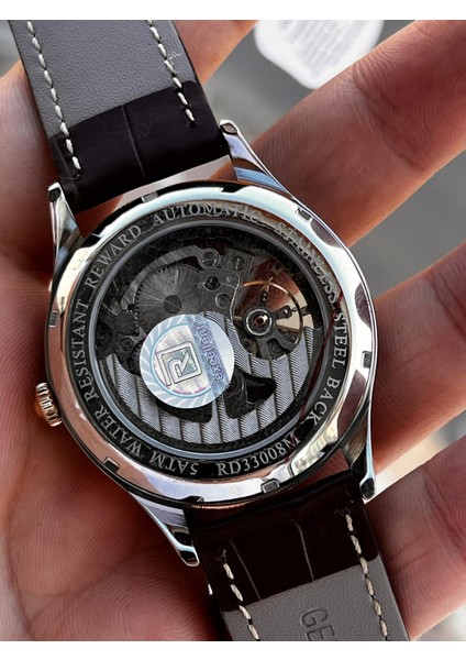 Italyan Bileklik Hediyeli Deri Kordon Otomatik Mekanizma 5 Atm Erkek Kol Saati W.142270.5 indirimleri
