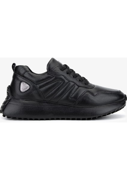 Kadın Hakiki Deri Siyah Deri Sneakers & Spor Ayakkabı 1065 901 Bn Ayk SK25-26 Sıyah Dr