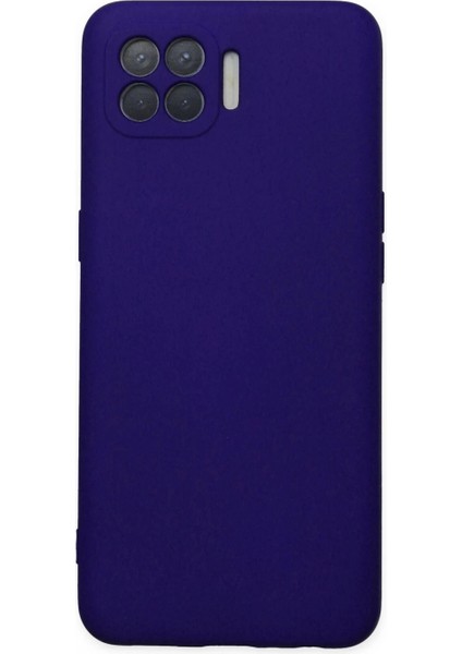 Oppo Reno 4 Lite Kılıf Nano Içi Kadife Silikon - Mor