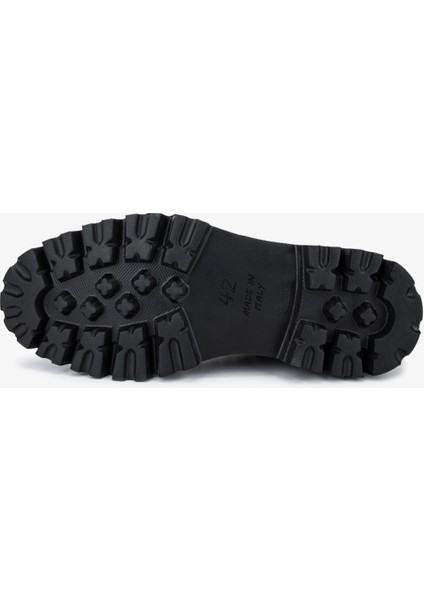 Erkek Hakiki Deri Siyah Casual Bot 1158 4901 Erk Ayk SK25-26 Nero fırsatları