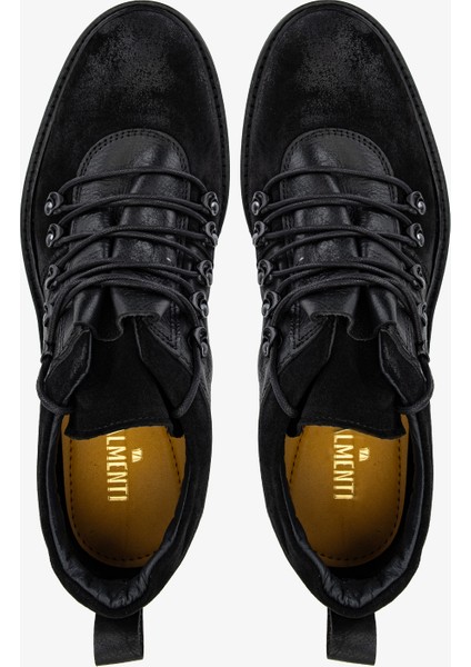 Erkek Hakiki Deri Siyah Casual Bot 1158 4901 Erk Ayk SK25-26 Nero indirimleri