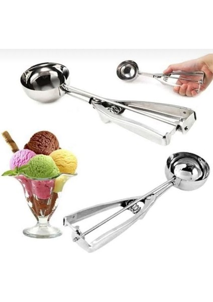 Dondurma Kaşığı Helva Kurabiye Sunum Kaşığı