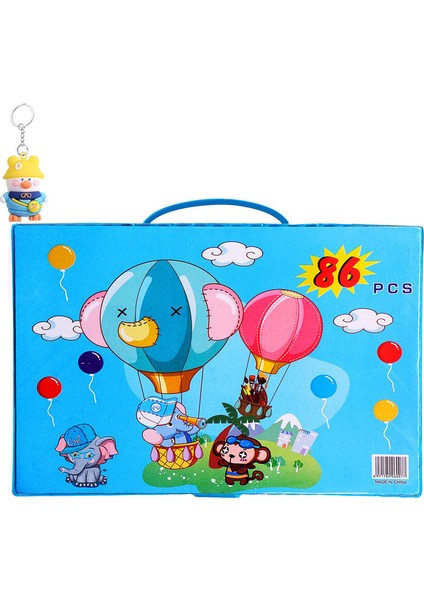 Çocuk Kırtasiye 86 Adet Boya Fırçası Kombinasyon Seti Boya Aletleri Boya Kalemleri Suluboya Kalemleri Hediyeler Yıkanabilir Sanat Boyama Araçları (Yurt Dışından)