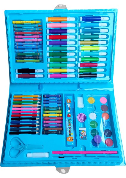 Çocuk Kırtasiye 86 Adet Boya Fırçası Kombinasyon Seti Boya Aletleri Boya Kalemleri Suluboya Kalemleri Hediyeler Yıkanabilir Sanat Boyama Araçları (Yurt Dışından) fiyatları