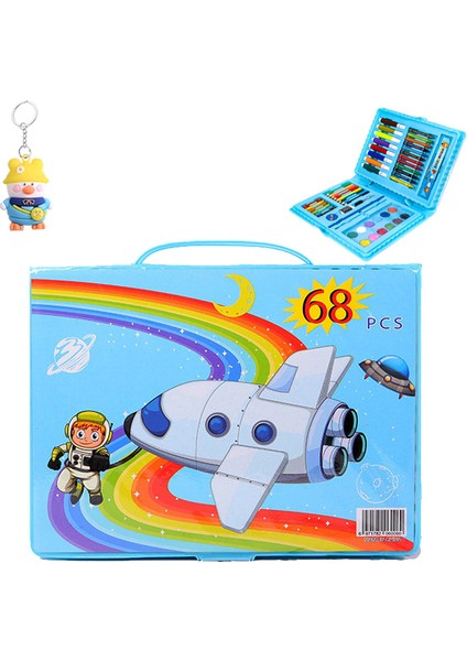 68 Adet Çocuk Boya Fırça Seti Suluboya Kalem Boya Kalem Boya Kalem Resim Kırtasiye (Yurt Dışından)