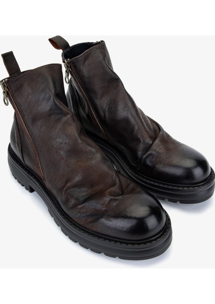 Erkek Hakiki Deri Kahverengi Casual Bot 1158 3741 Erk Bot SK25-26 T.morro fiyatları