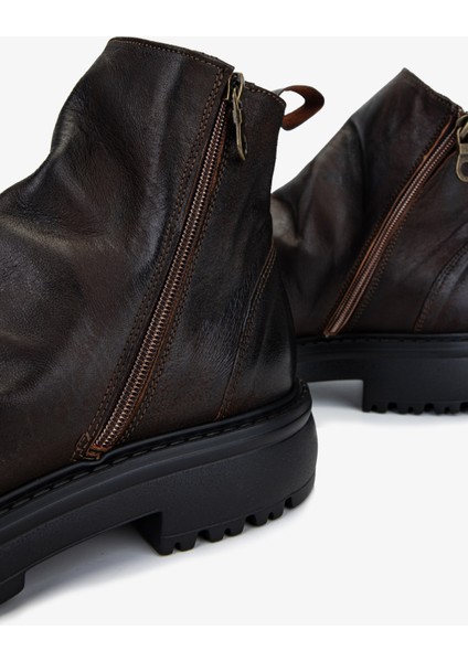 Erkek Hakiki Deri Kahverengi Casual Bot 1158 3741 Erk Bot SK25-26 T.morro fırsatları