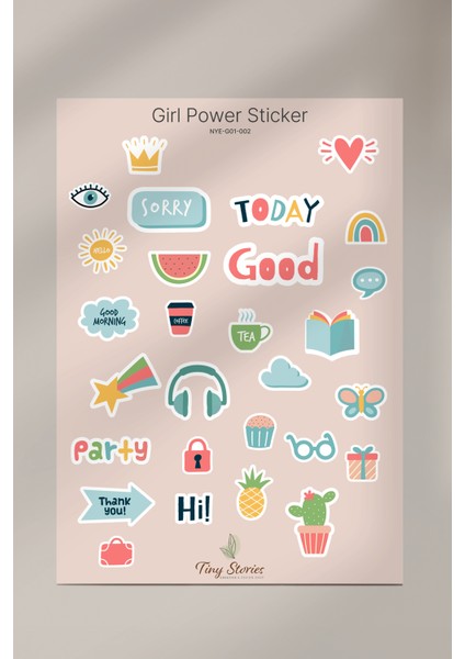 Girl Power Sticker - 2 Sayfa fiyatları
