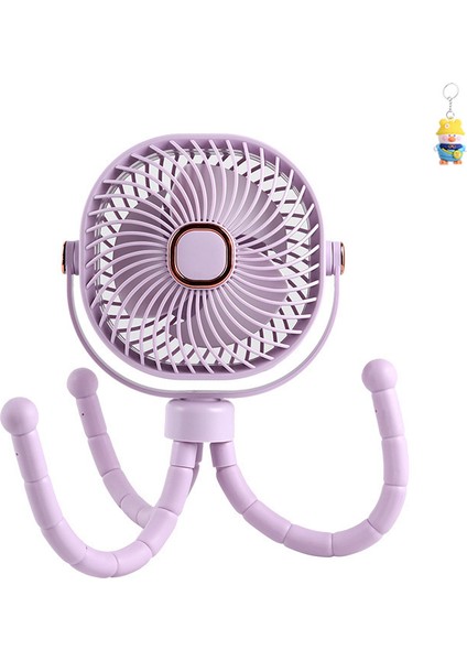 Sevimli Masaüstükarikatür Ahtapot Fanıyaz Vazgeçilmez Bebek Arabasırenkli Gradyanışık USB Küçük Fan (Yurt Dışından)