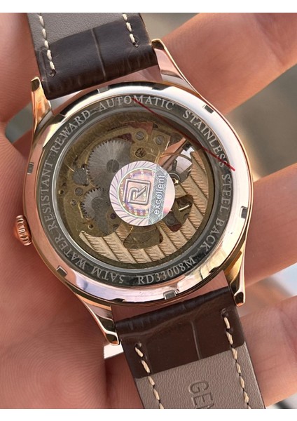 Italyan Bileklik Hediyeli Deri Kordon Otomatik Mekanizma 5 Atm Erkek Kol Saati W.142270.4 indirimleri