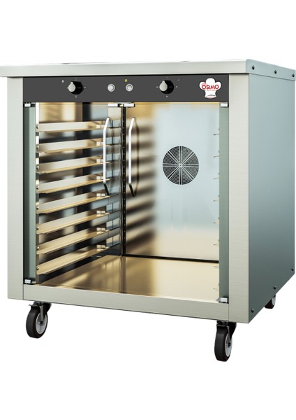 Osimix 2'li Patisserie Serisi Konveksiyonel 4'lü Buharlı Fırın ve 8'li Buharlı Mayalandırma 220 W