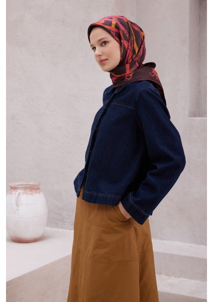 Ekose Kemer Desen Ipek Twill Eşarp 4200D01 82 fiyatları