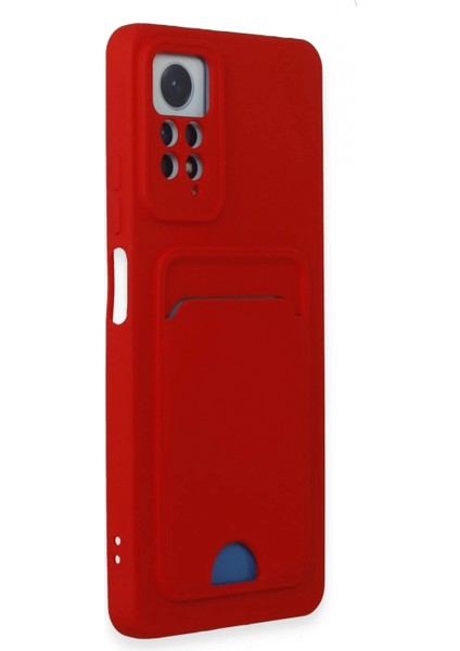 Xiaomi Redmi Note 12 Pro 4g Kılıf Kelvin Kartvizitli Silikon - Kırmızı fiyatları