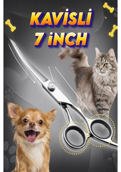3 Parça Kavisli Kedi Köpek Çantalı Pet Kuaför Tıraş Seti Titanium Grey fiyatları