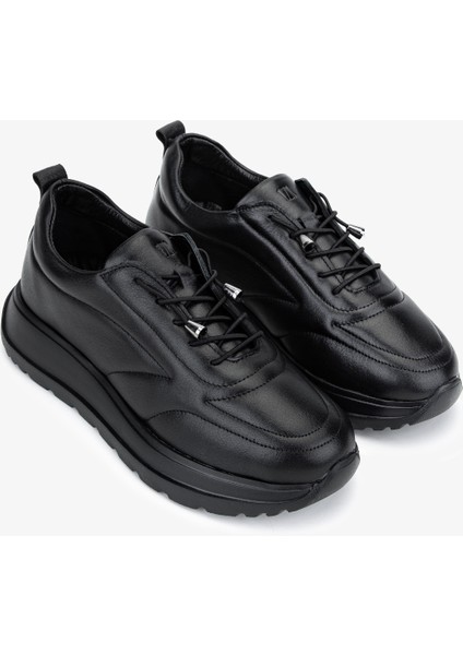 Kadın Hakiki Deri Siyah Sneakers & Spor Ayakkabı 1107 522 Bn Ayk SK25-26 Sıyah fiyatları